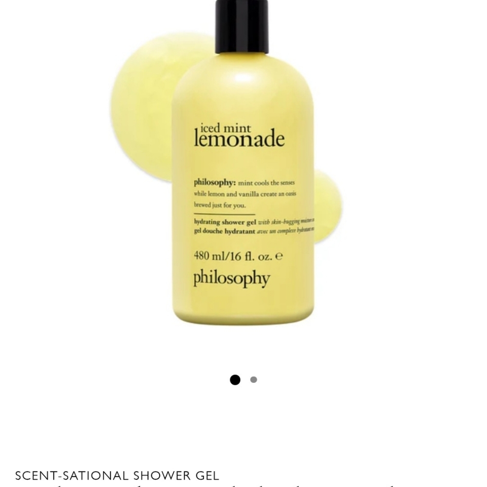 Philosophy Iced Mint Lemonade Shower Gel 16 Oz New And Sealed - Picture 3 of 4